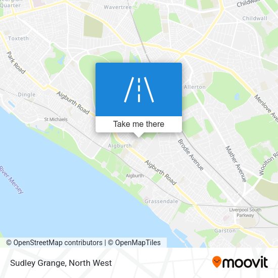 Sudley Grange map