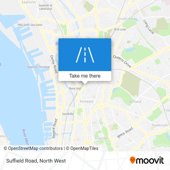 Suffield Road map