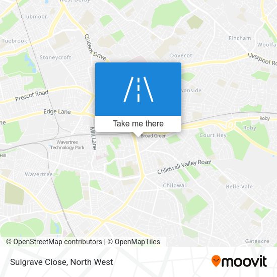 Sulgrave Close map