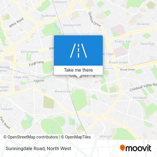 Sunningdale Road map