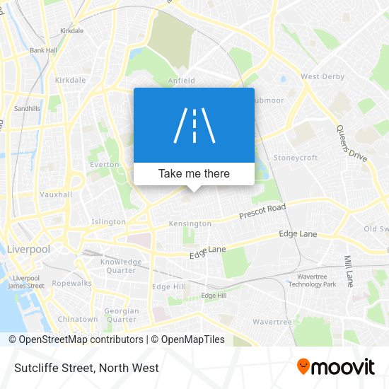 Sutcliffe Street map
