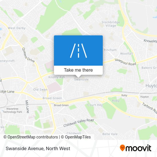 Swanside Avenue map