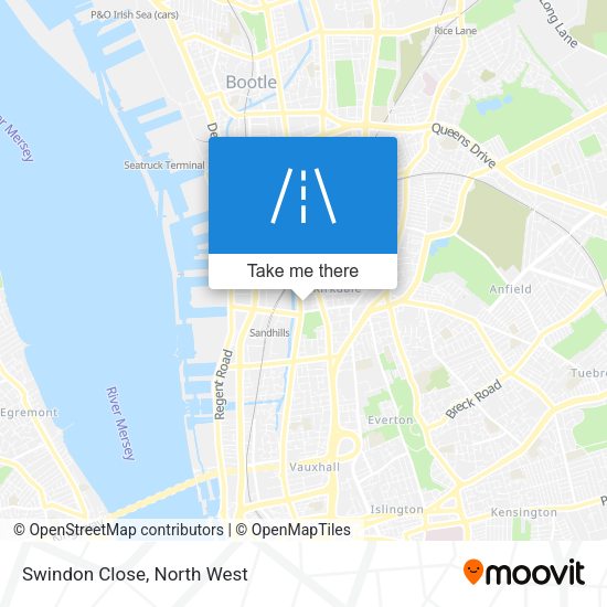 Swindon Close map