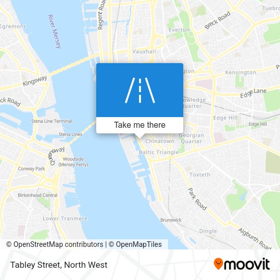 Tabley Street map
