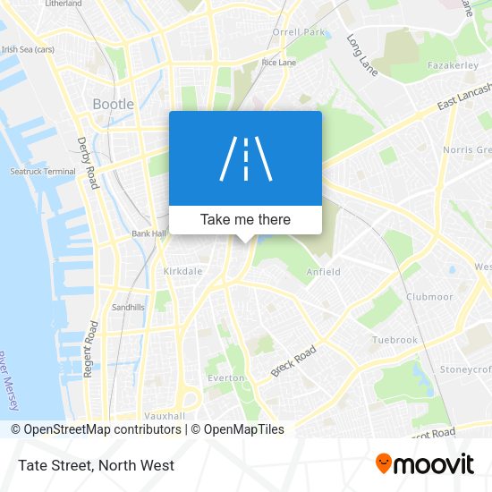 Tate Street map