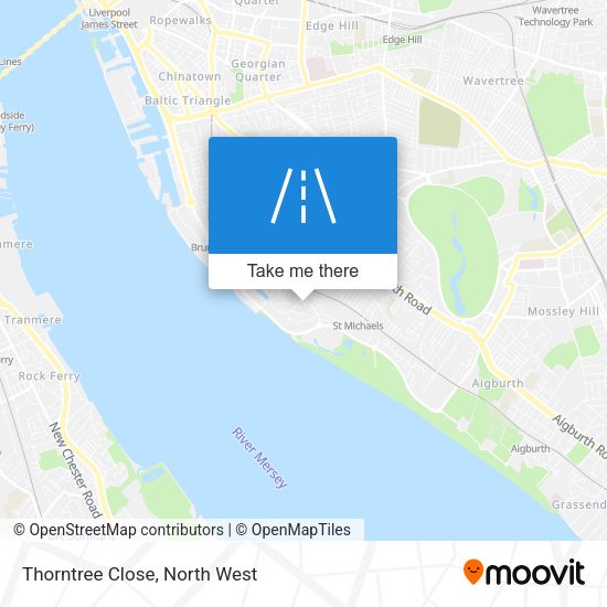 Thorntree Close map