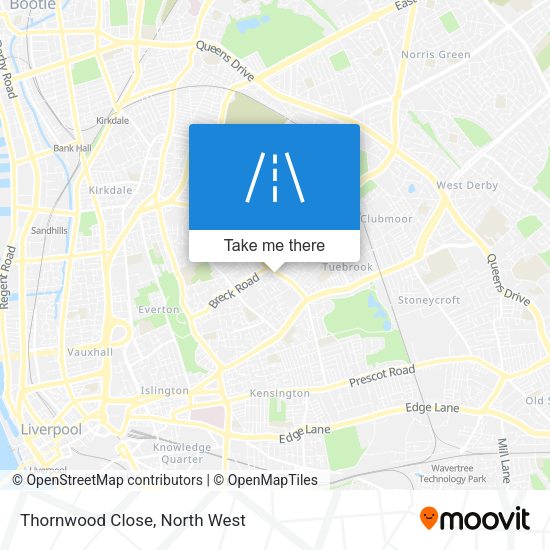 Thornwood Close map