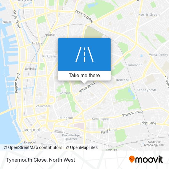 Tynemouth Close map