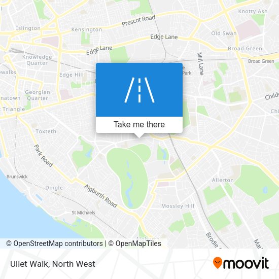 Ullet Walk map