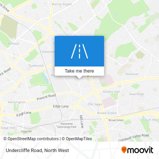 Undercliffe Road map