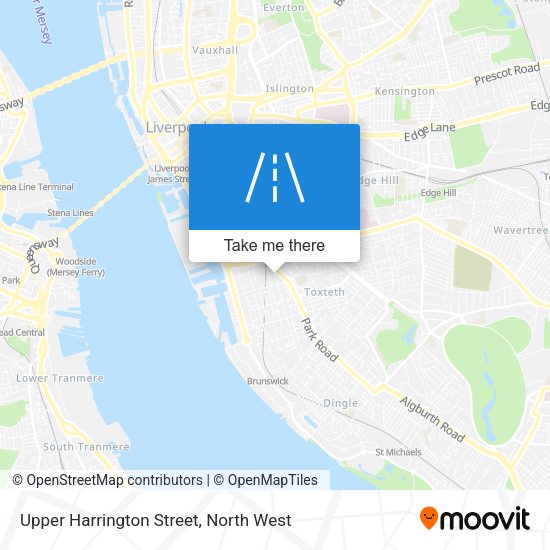 Upper Harrington Street map
