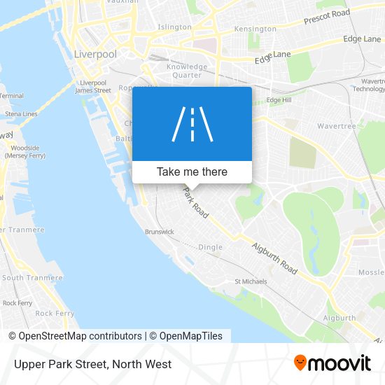 Upper Park Street map