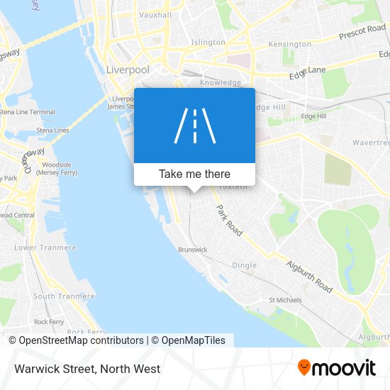 Warwick Street map