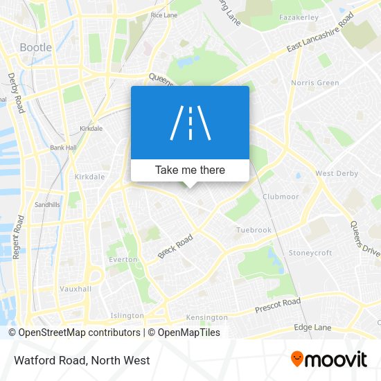 Watford Road map