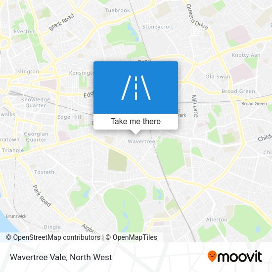Wavertree Vale map