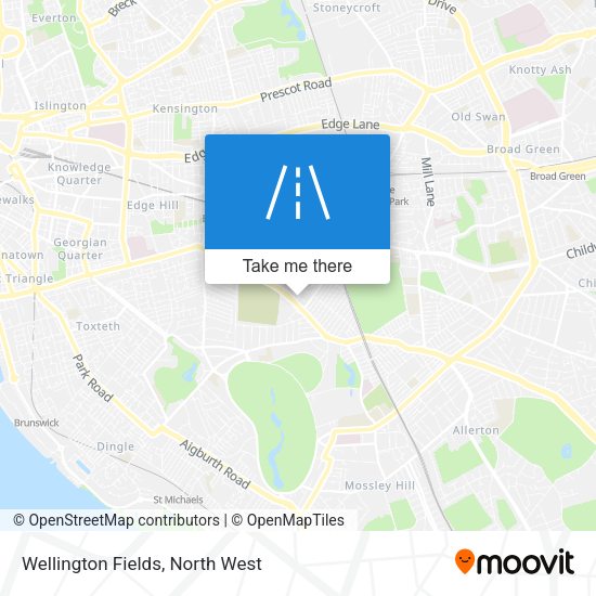 Wellington Fields map