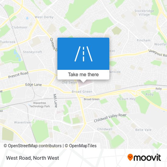 West Road map