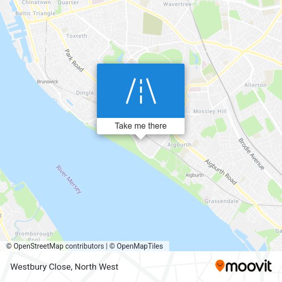 Westbury Close map