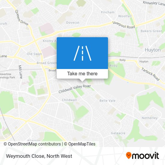 Weymouth Close map