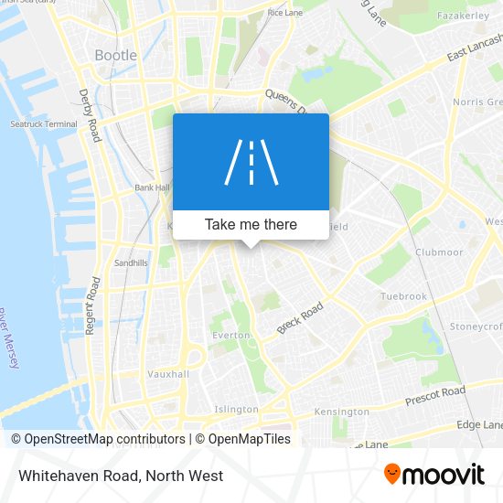 Whitehaven Road map
