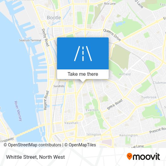 Whittle Street map