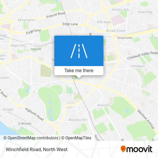 Winchfield Road map