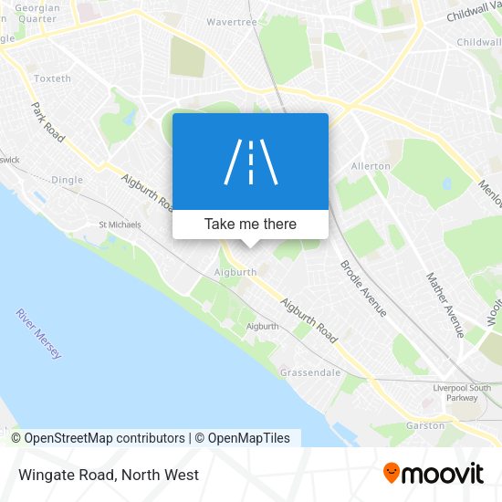 Wingate Road map