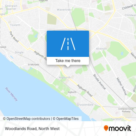 Woodlands Road map