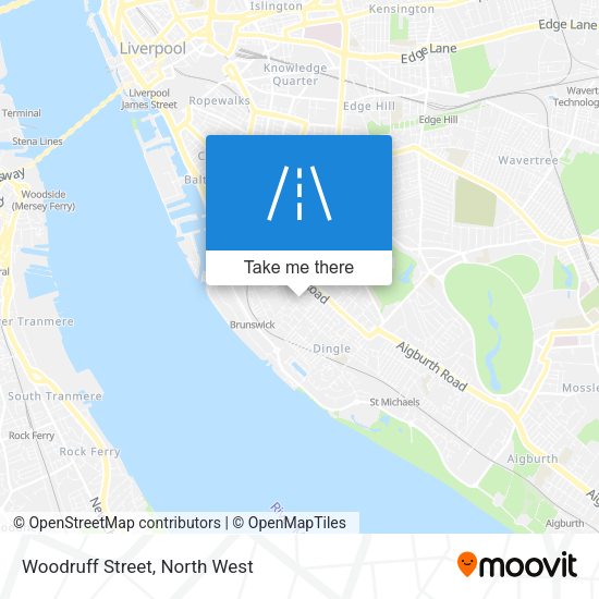 Woodruff Street map
