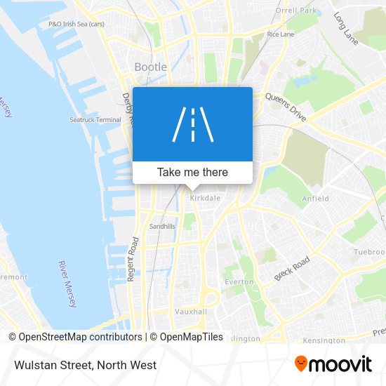 Wulstan Street map