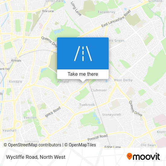 Wycliffe Road map