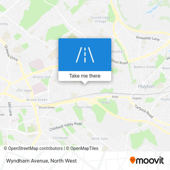 Wyndham Avenue map