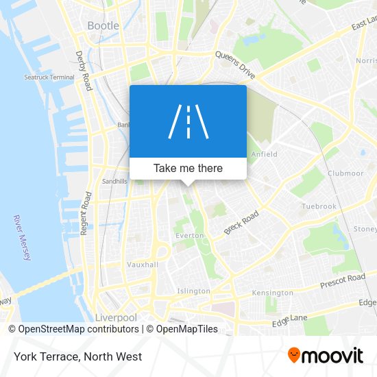 York Terrace map