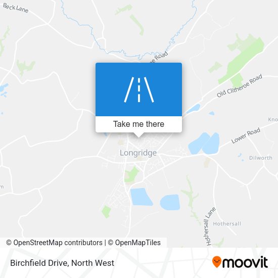 Birchfield Drive map