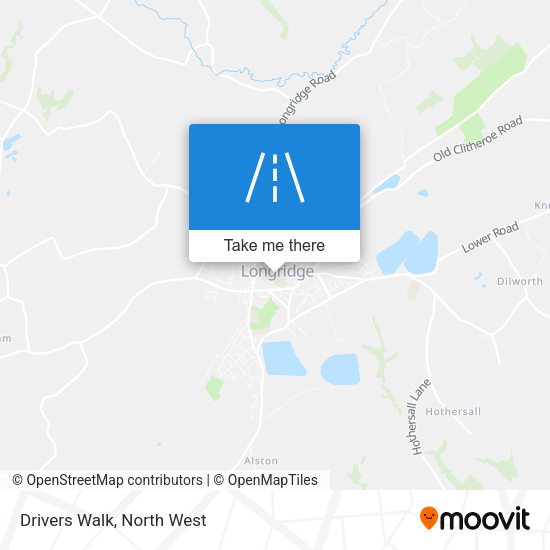 Drivers Walk map