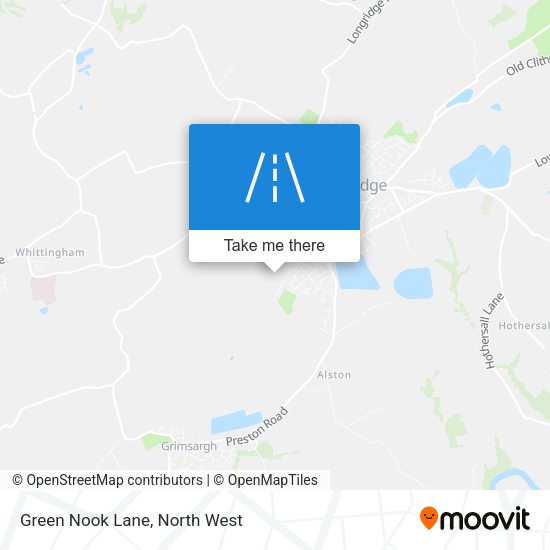 Green Nook Lane map