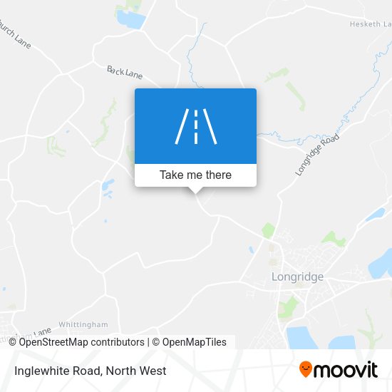Inglewhite Road map