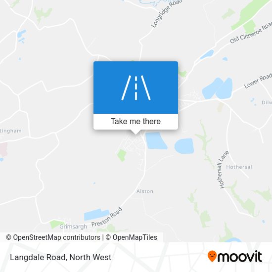 Langdale Road map