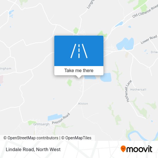 Lindale Road map