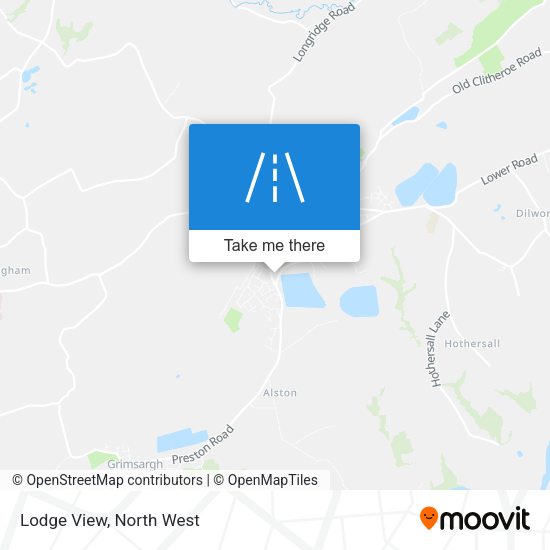 Lodge View map
