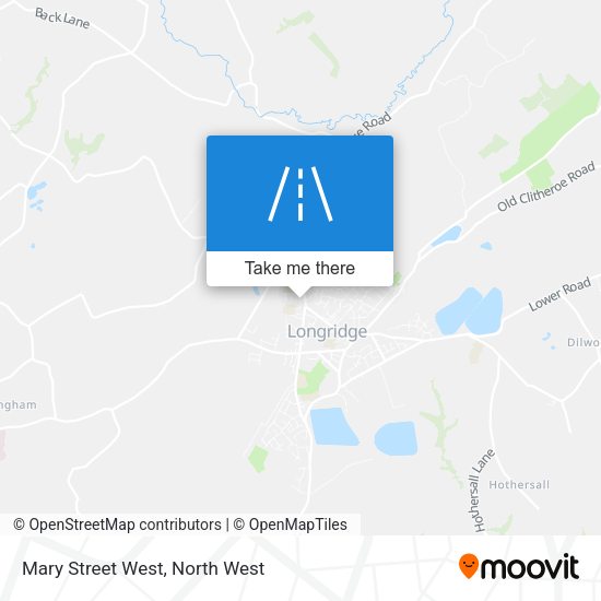 Mary Street West map