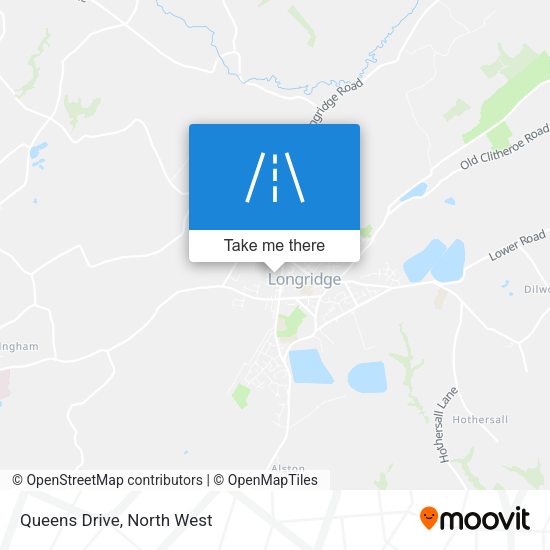 Queens Drive map
