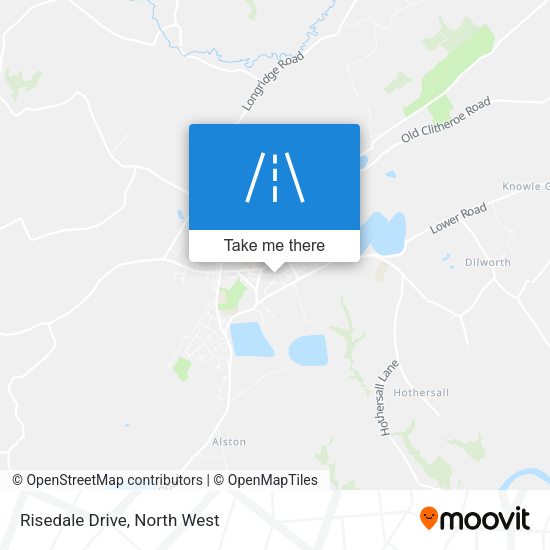 Risedale Drive map