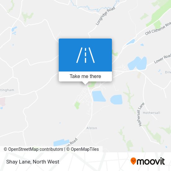 Shay Lane map