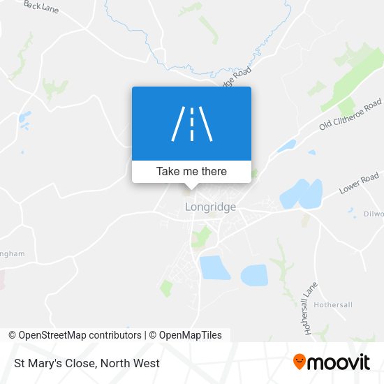 St Mary's Close map