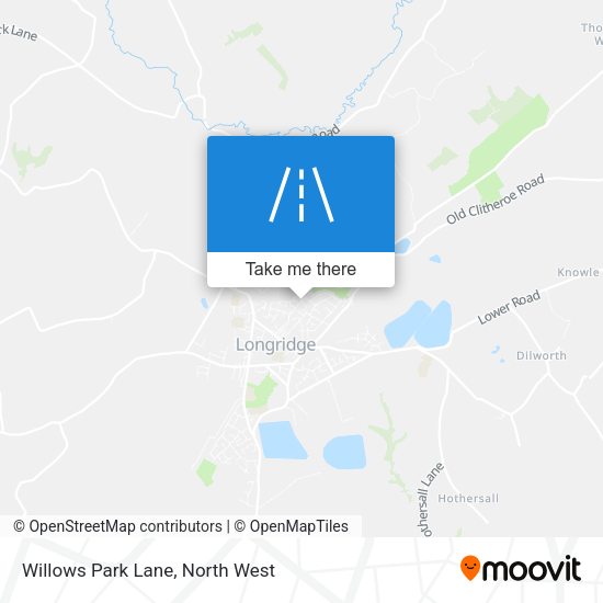 Willows Park Lane map