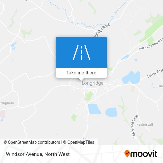 Windsor Avenue map