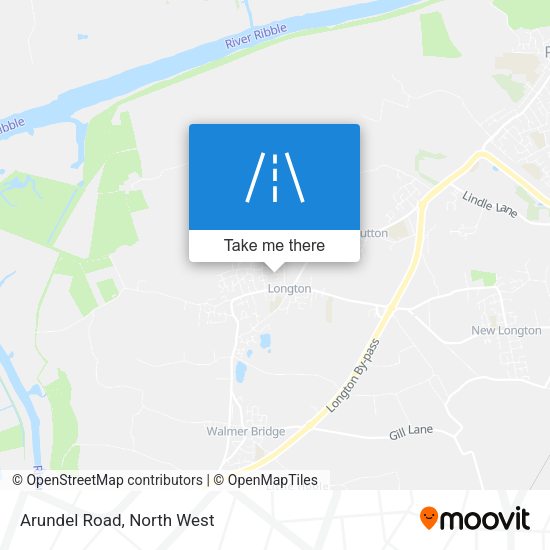 Arundel Road map