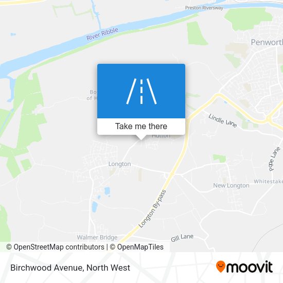 Birchwood Avenue map