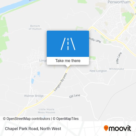 Chapel Park Road map